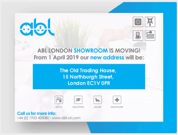 ABL the leading office furniture manufacturer moves into new London showroom